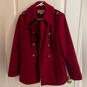 Michael Kors Dark Red Small Women’s Coat